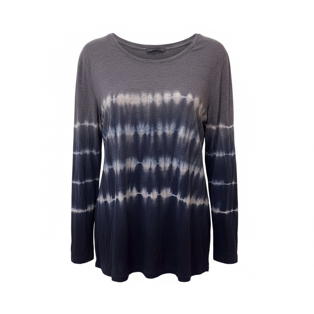 Elliott Lauren linen tie dyed top, medium 🔵
